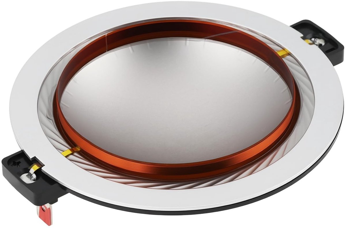 Dailygoody - Titanium Film Membraan Vervanging - 63.5mm - Voor RCF ND640 ND650 HDL10A - 8Ω - Hoogwaardige Geluidskwaliteit - Geschikt voor Profes