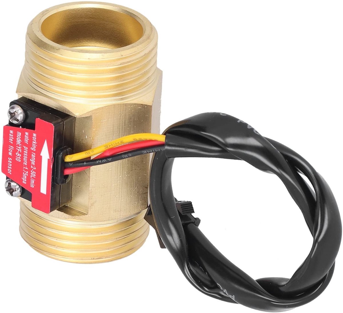 YF-B10 Water Flow Sensor - Hydraulische en Pneumatische Flowmeter 1 Inch