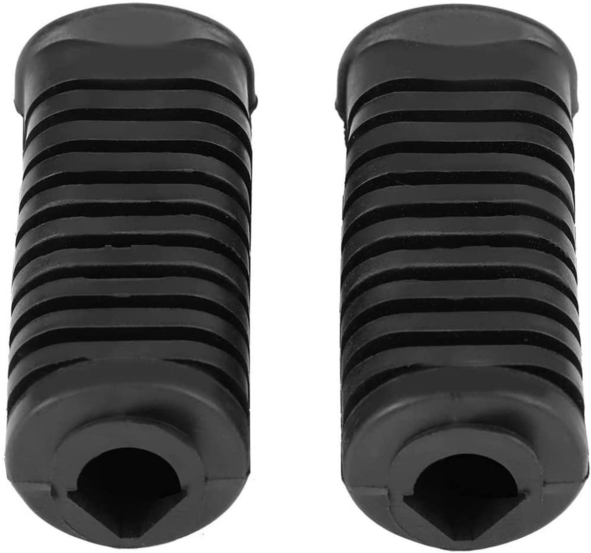 Dailygoods - Dailygoody - Motorfiets Voetsteunen - Antislip Voetsteun Cover - Zwart Rubber - Vervangende Voetsteunen - Geschikt voor CL90 CT90 CL100S SL90 CB100 CL100