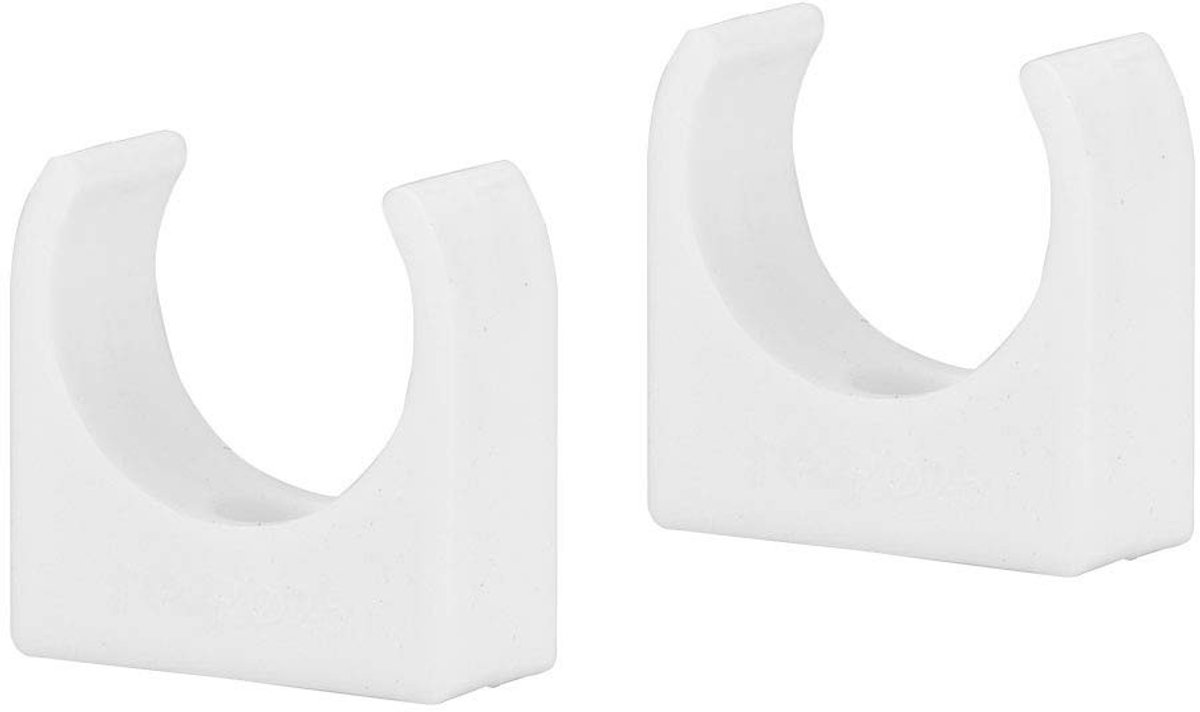 Dailygoods - Dailygoody - Abrazadera Plastico 15/16 - 20 Stuks U-vormige Buisklemmen 16/20/25/32mm