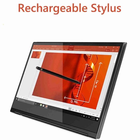 Dailygoods - Dailygoody - Active Capacity Pen - Stylus Pen voor Yoga C930 - 4096 Niveau - Aluminiumlegering - Tablet Active Stylus Pen - Geschikt voor C930 - Model. — afbeelding 2