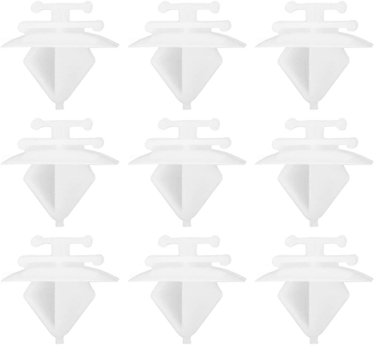 Dailygoods - Dailygoody - Auto Voorwiel Arch Flare Clips - 30 Stuks - Wit - Bevestigingsmiddelen voor Jeep Renegade - Kunststof - Ideaal voor Wielkasten
