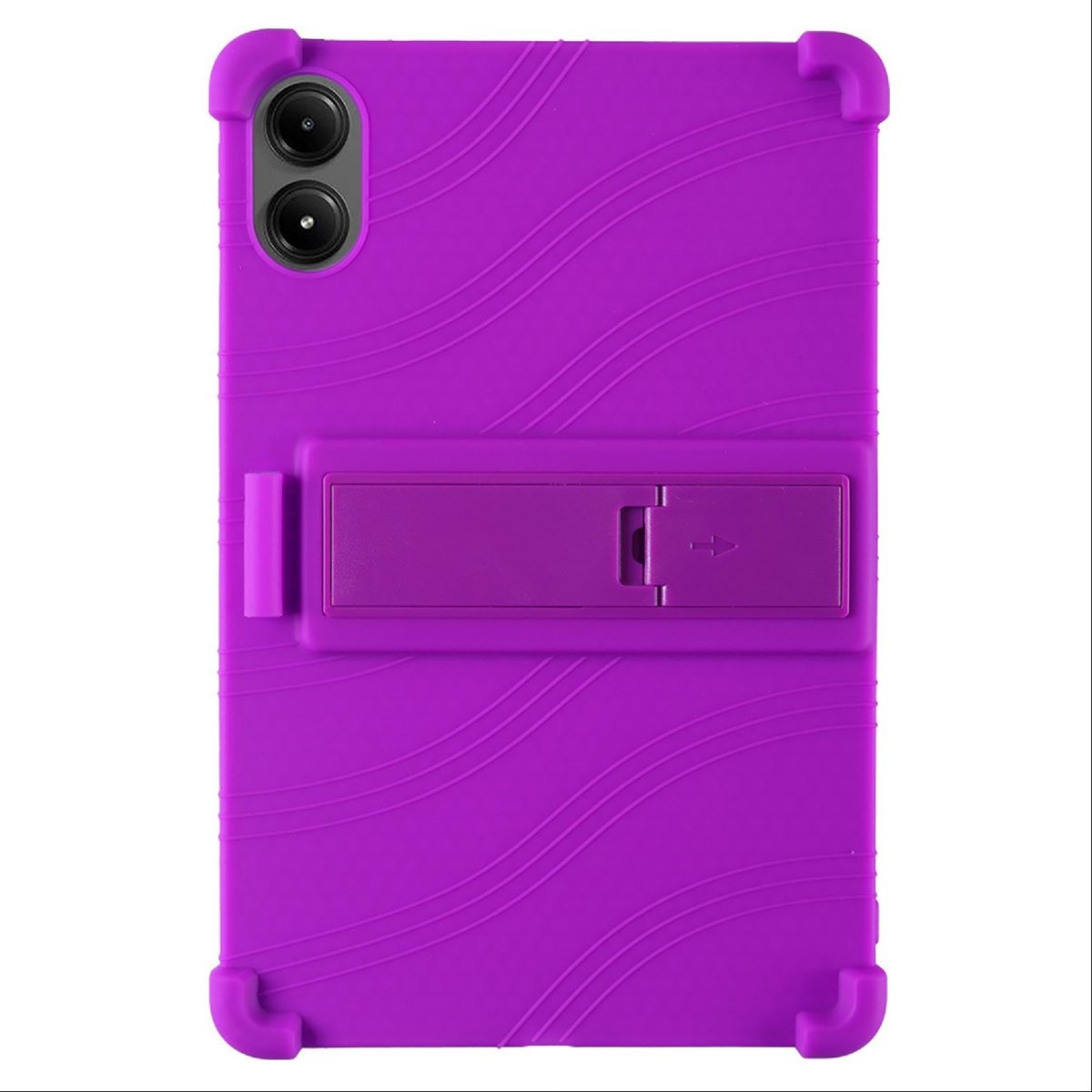 Dailygoods - Dailygoody - Hoes voor tablet - Beschermhoes met standaard - Zachte TPU siliconen - Paars - Valbescherming - Geschikt voor Redmi Pad Pro 12.1 - Kleur ...