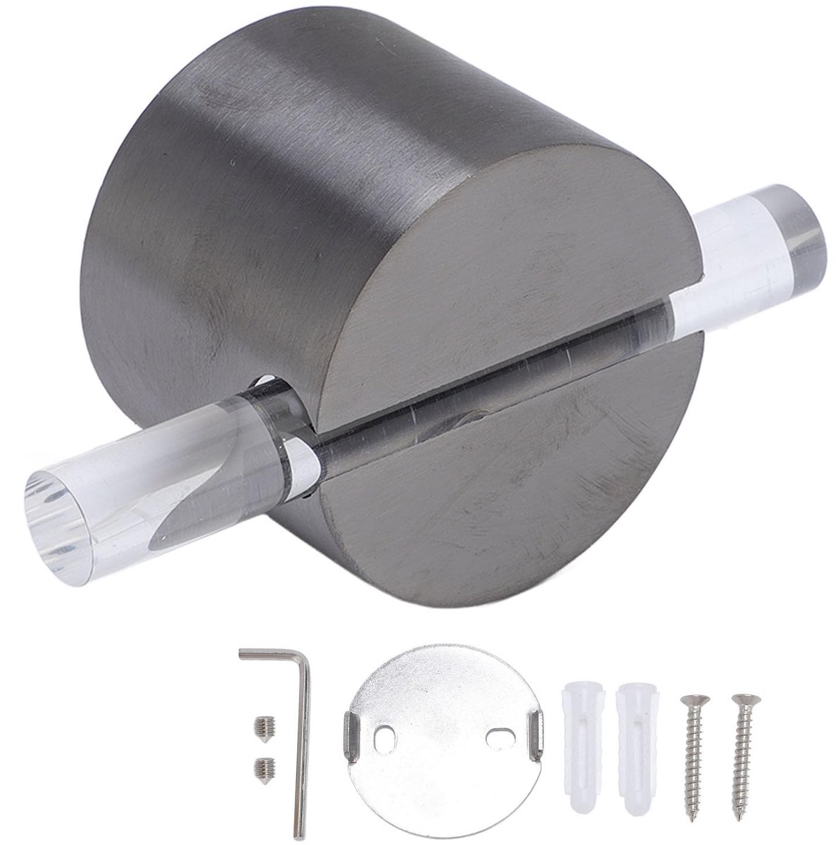 Dailygoods - Set van 2 RVS Wandmontage Douche Handdoek Haken