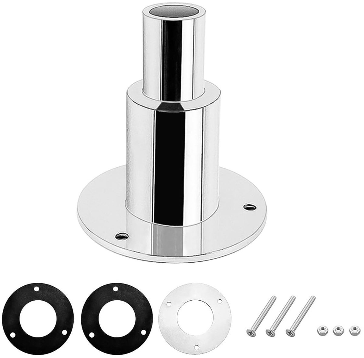Dailygoods - 24MM RVS Marine Uitlaat Huid Fitting voor Vrachtwagens
