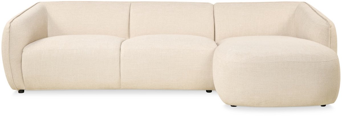 Giga Living Hoekbank Laila Stof Beige Rechts - Giga Meubel