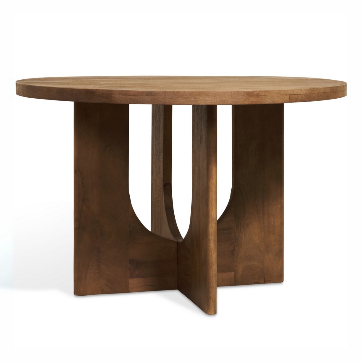 Giga Living Eettafel Nova Bruin Ø120cm - Giga Meubel