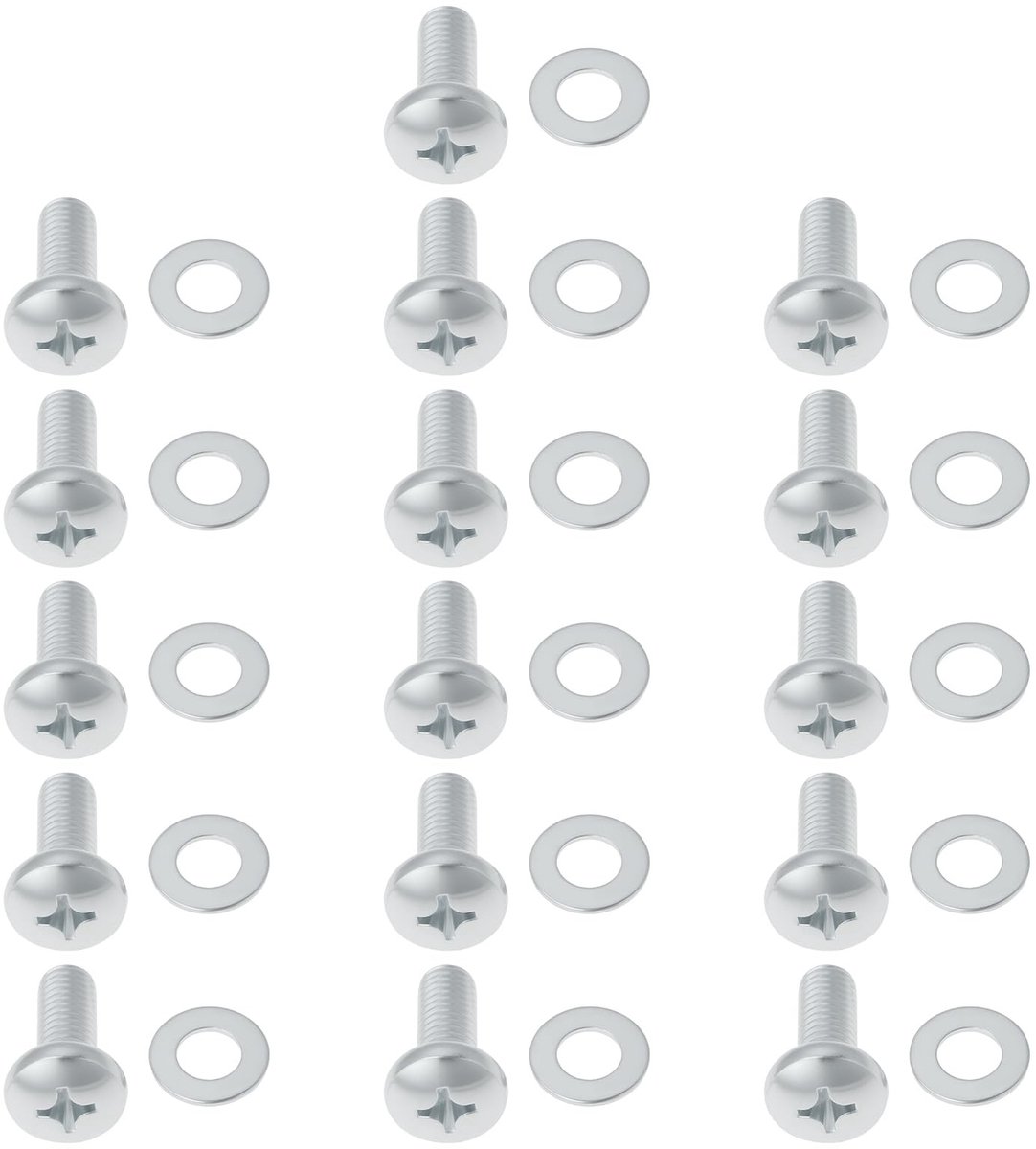 16 Stuks M8x20mm TV Wandmontage Schroeven met Ringen voor Samsung UE32F5500