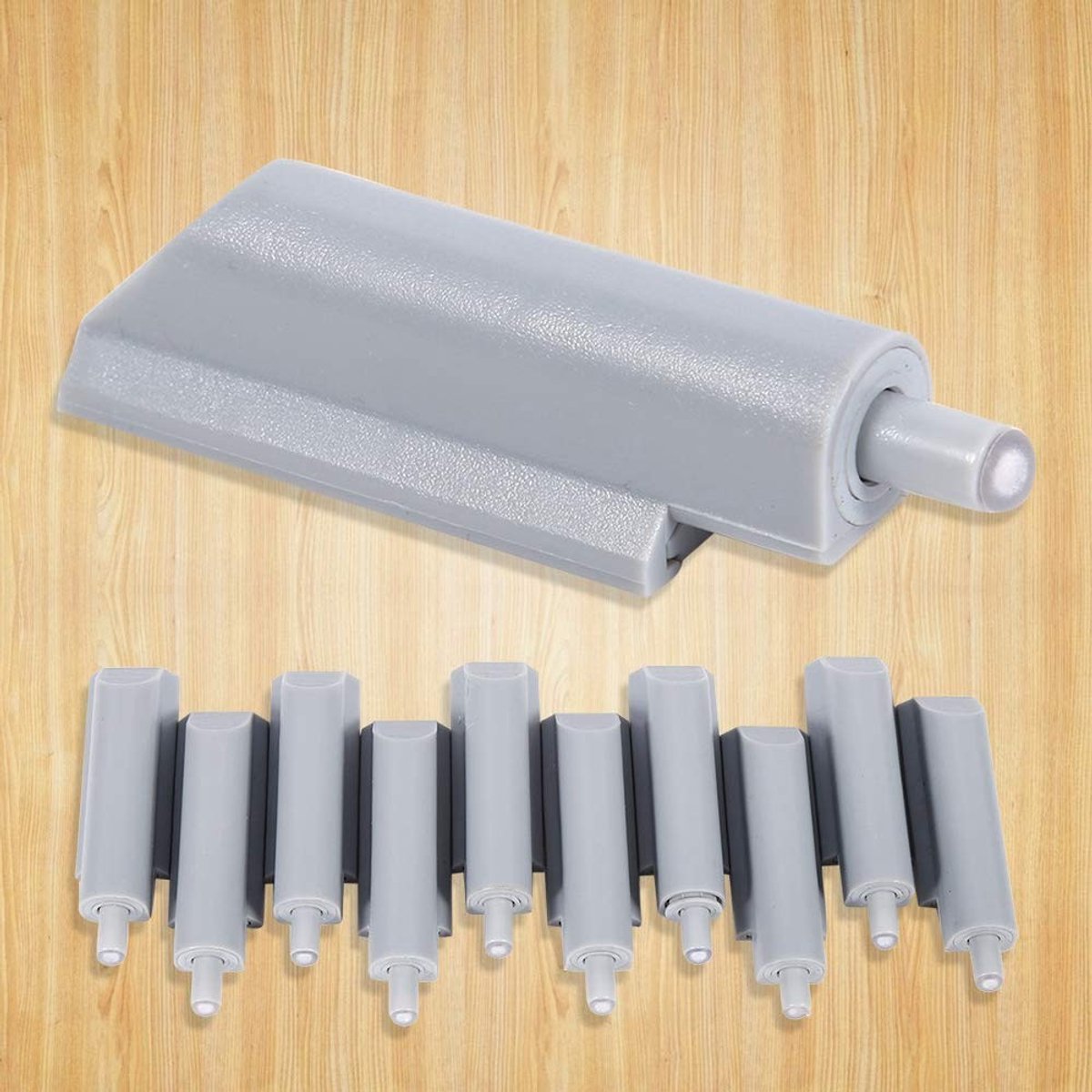 Dailygoods - Dailygoody - Soft Close Damper - 10x Plastic voor Kabinetdeuren en Lades - Duurzaam ABS - Geluidsarm en efficiënt - Ideaal voor een nette afwerking -