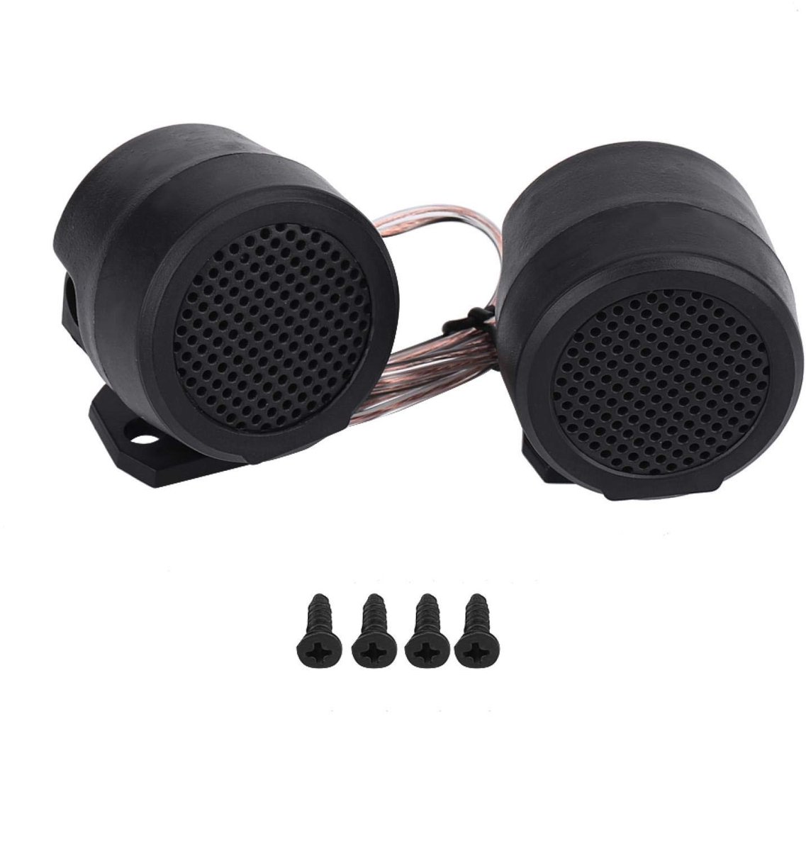 Dailygoods - Dailygoody - Auto Luidspreker - Auto Tweeters - Super Power Geluid - Ronde Vorm - Helder Geluid - 2 Stuks 500W - Geschikt voor Auto's - 12V