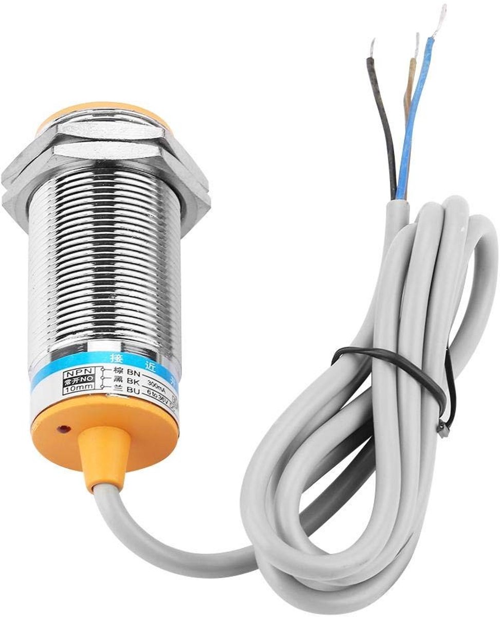 Dailygoody - Inductieve Proximity Sensor - 10mm Detectie - Elektronische Aan/uit Sensor - Normaal Open - Voor Automatische Controle - Geschikt voor...