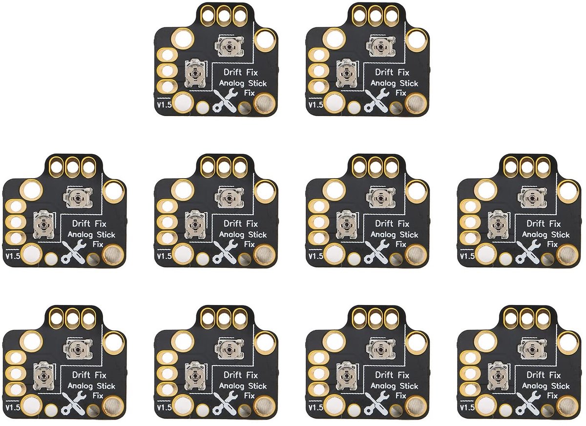 Dailygoody - Controller Analoge Stick Drift Fix - Gamepad Reparatie - Zwart - Joystick Drift Reparatie Board - Geschikt voor Xbox Series - 10 Stuks