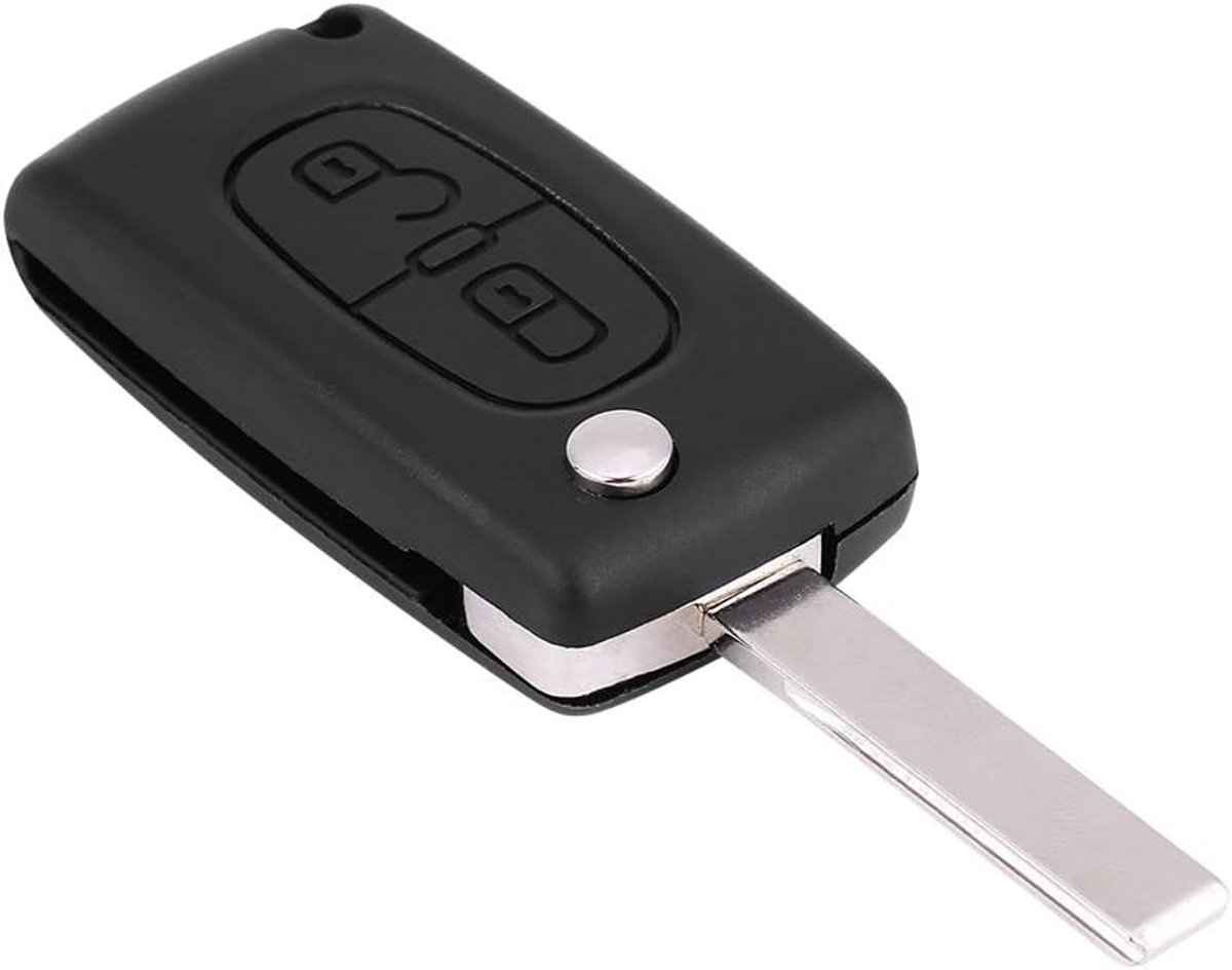 Flip Wrench voor Auto Sleutel met 2 Knoppen, ID46 433MHz, Ongeknipte Blad voor Peugeot 207 307 308 407 807