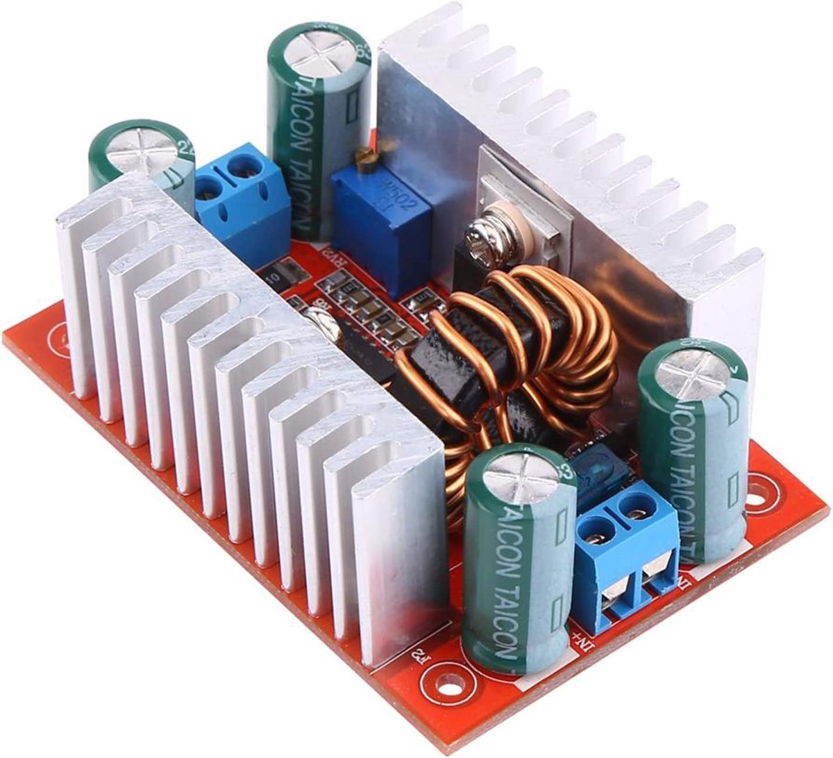 Dailygoods - Dailygoody - Boost Power Converter - 400W DC-DC Voeding - Metaal - LED Driver - Voor Elektrische Apparatuur - E1043A