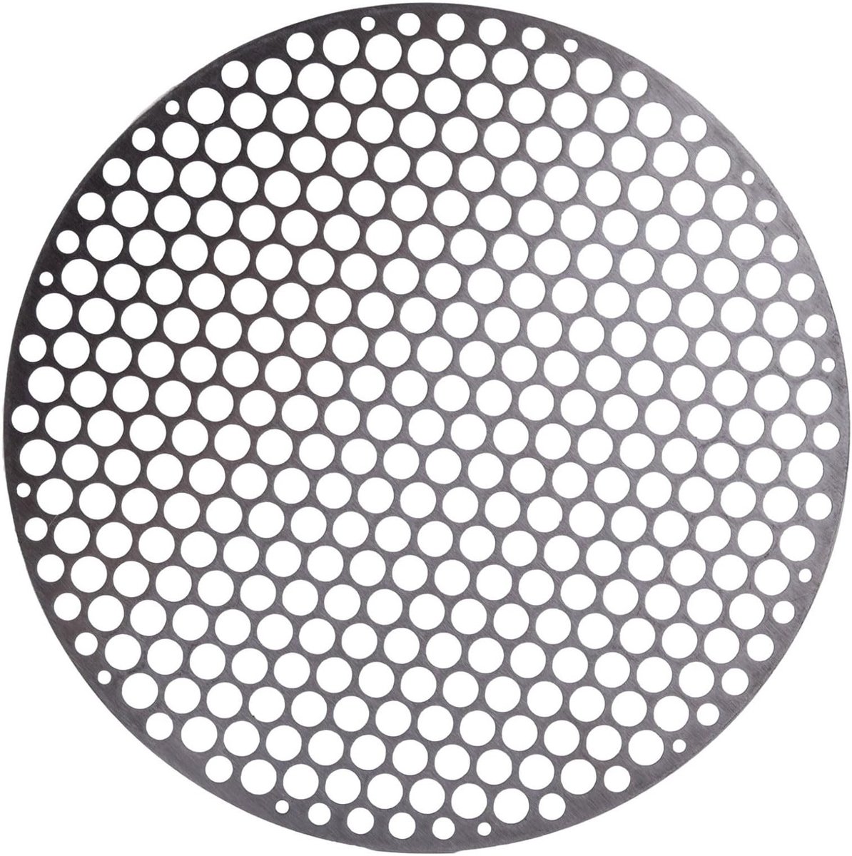 Rond Grillnet van RVS 24 cm - Ideaal voor Buiten, Kamperen en Picknicken met Duurzaam Grillrooster