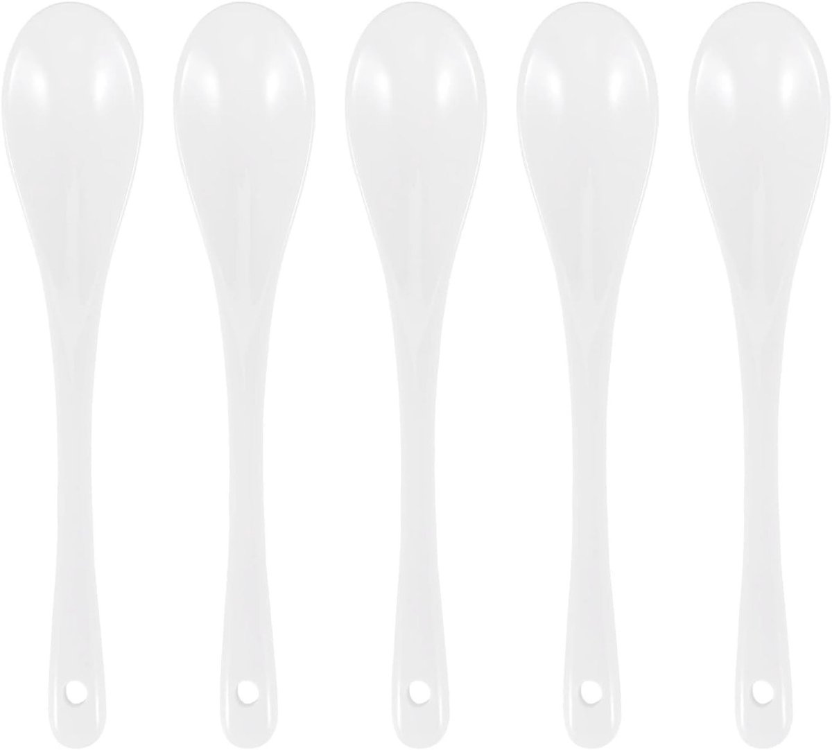 Set van 5 keramische theelepels voor jam en honing - Perfect voor thee en brunch
