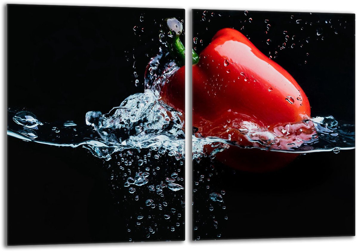TMK ArtDeko - Snijplank - 2x40x52 - Glas - Paprika