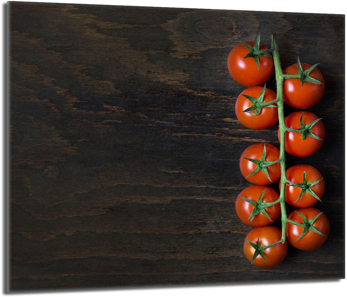 TMK ArtDeko Serie - Snijplank - 60x52 cm - Roos - Glas