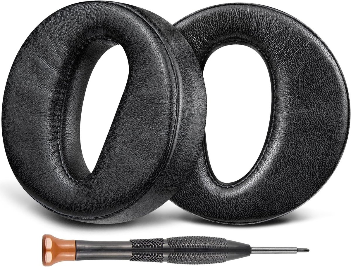 Professionele Oorkussens Vervanging voor Sony MDR-Z7 en MDR-Z7M2 Hoofdtelefoons, Zachte Earpads met Geluiddempende Schuim en Leer - Zwart