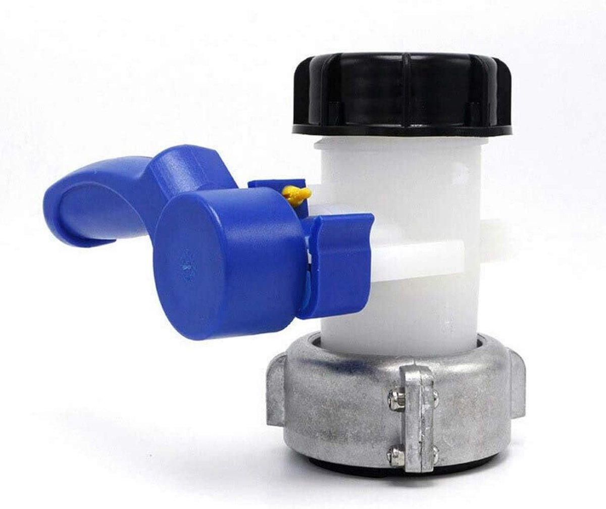 Tapadapter voor IBC-tanks - Slangfitting voor afvoer, tuin, en wateropslag - 62mm connector voor optimale aansluiting