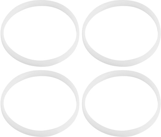Allecto - O Ring Pakking - Vervangingsset voor juicer - Wit rubber - Afdichting voor sapcentrifuge - Geschikt voor diverse modellen van Merkloos — afbeelding 2