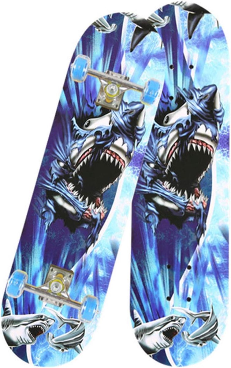 Skateboard voor Beginners Compleet Skateboard Pro Board Trick Skaten Dubbele Kicktail Concave 31 x 8 Inch