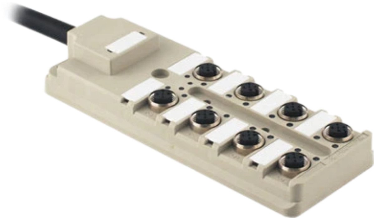 Weidmüller SAI-8-F 4P PUR 5M WEI SENSOR-ACTUATOR PASSIVE DI