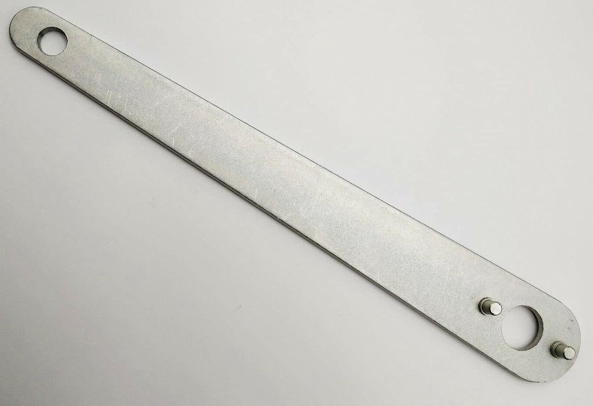 Haakse Slijper Sleutel - Twee-gats Sleutel - Slijpmachine Onderhoud - Precisie Pin Afstand - 35 mm - null