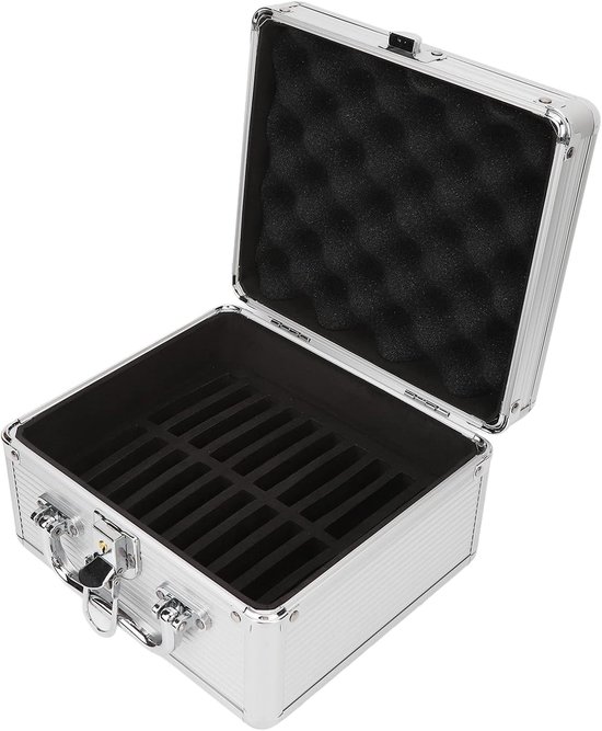 Harde Schijf Opslag - Externe Opslag - Data Bescherming - 20 Bay Capaciteit - 23x22x14 cm - Zilver — afbeelding 4