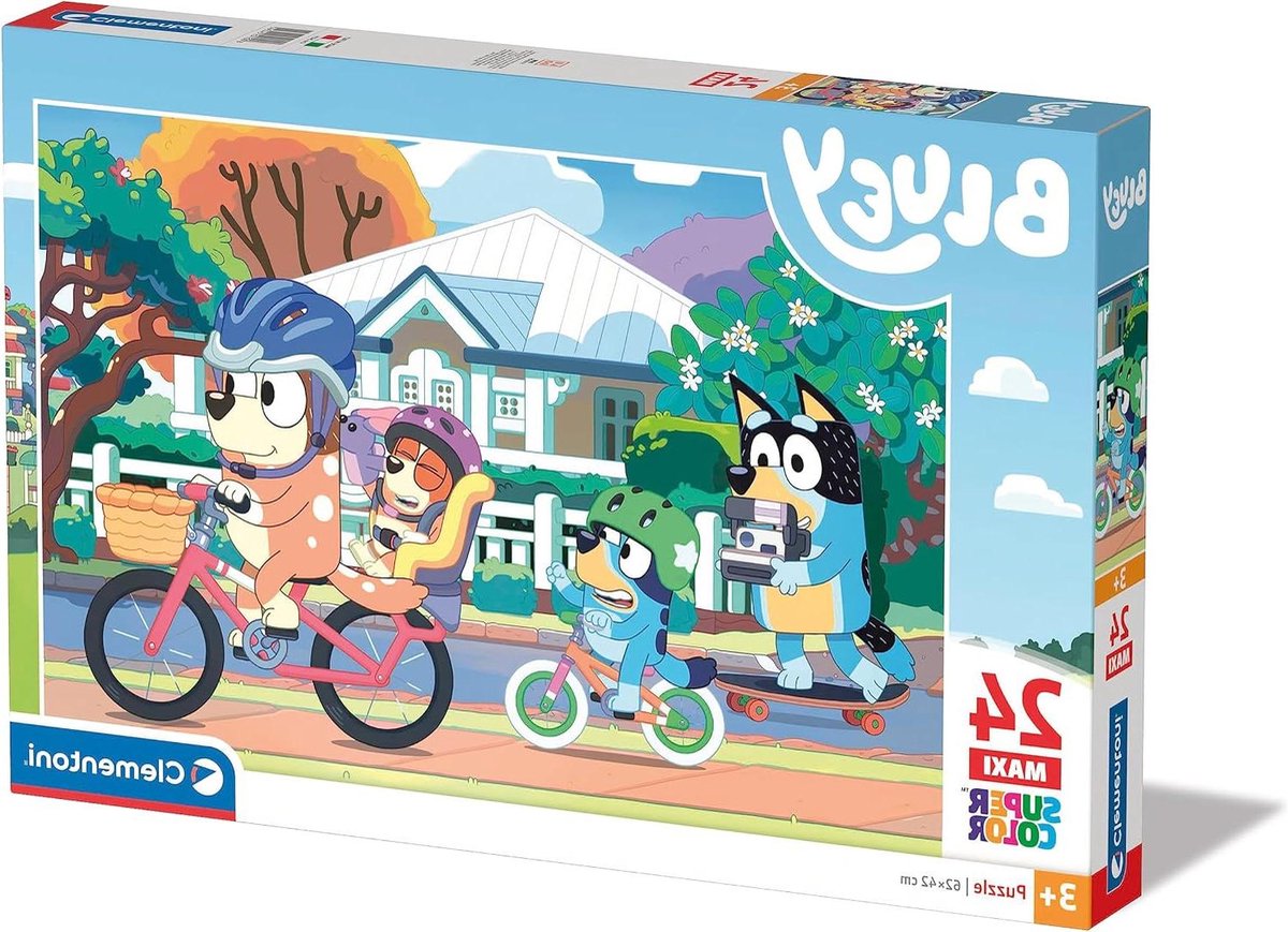 Supercolor Puzzel - Kinderpuzzel Legpuzzel - Kinderen Ontwikkelen Vaardigheden - 24 Maxi Stukjes - 62 x 42 cm - Meerkleurig