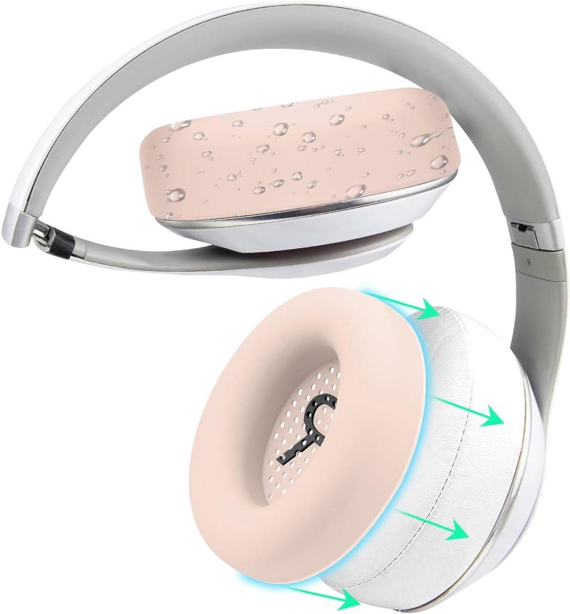 Oorkussens Siliconen - Earpads Covers - Bescherming Hoofdtelefoon - Zweetbestendig Wasbaar - Niet gespecificeerd - Maan