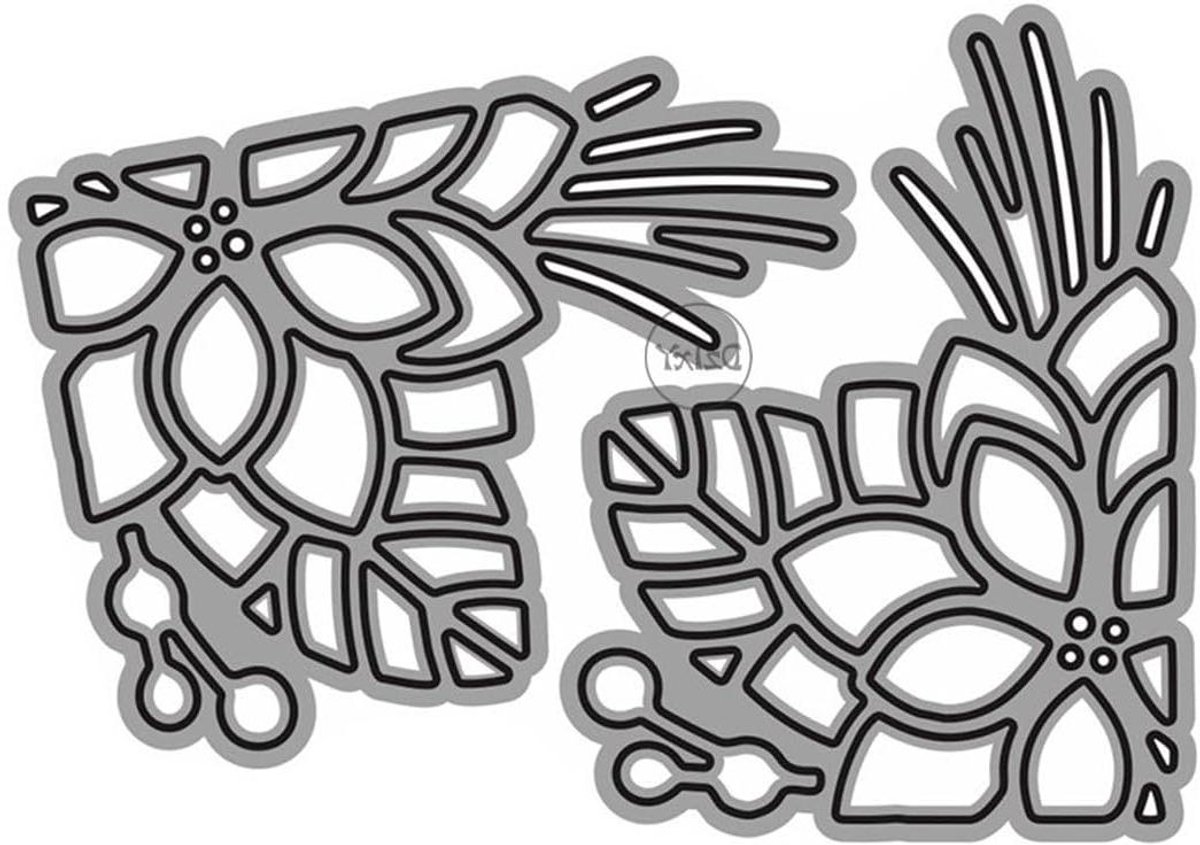 Metalen Snijmatrijs - Papier Die Cuts - Kaarten Maken - Koolstofstaal - Zie Afbeelding - Zilver