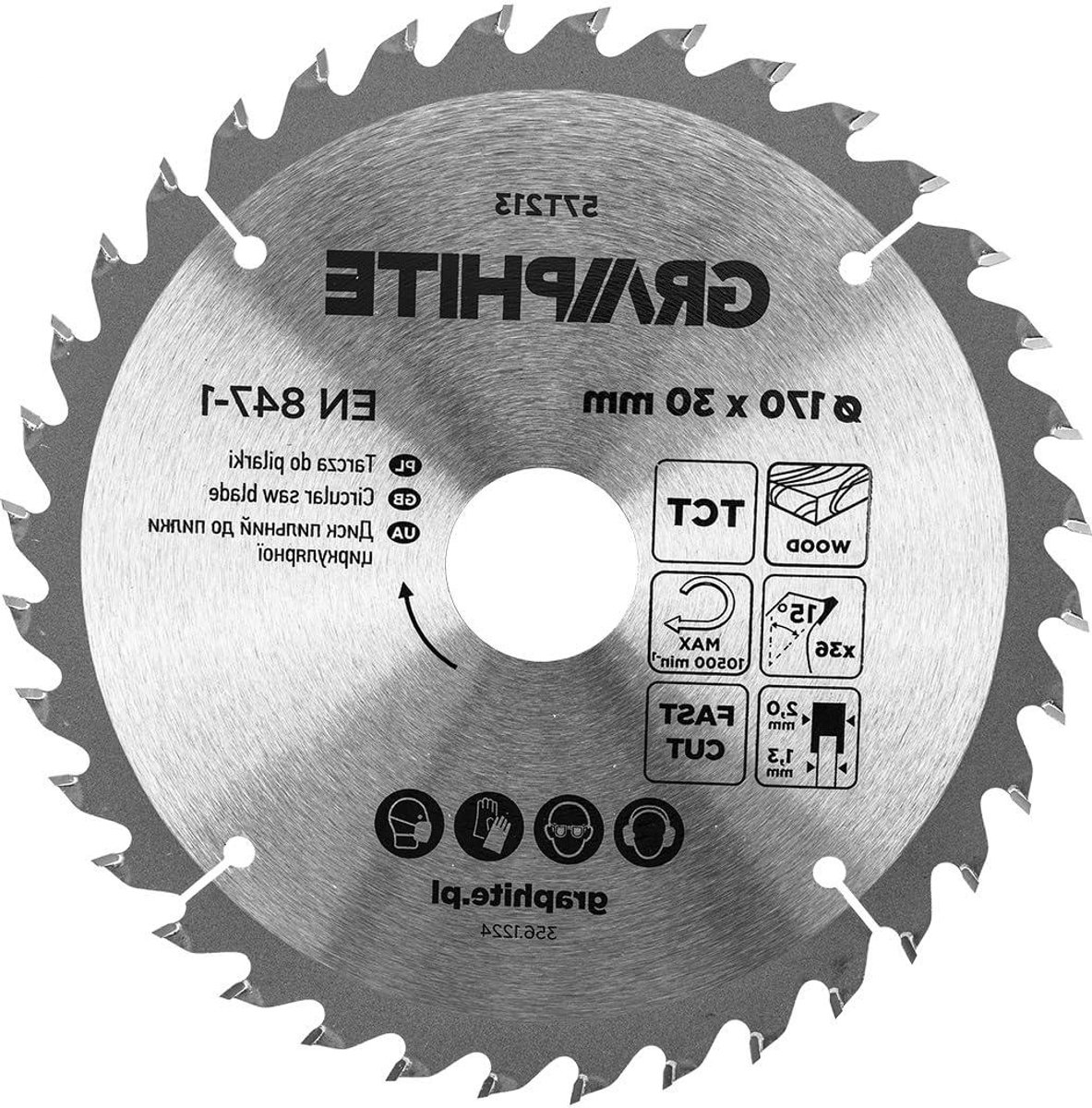 Widia Cirkelzaagblad - Hardmetalen Zaagblad - Precisie Zagen - Veelzijdig Materiaalgebruik - Diverse Diameters - Zilver