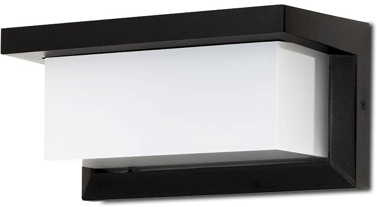 KWAZAR LUMINAIRE LED-buitenlamp STELO wandlamp E27 IP54 buitenwandlamp verlichting entree Zwart