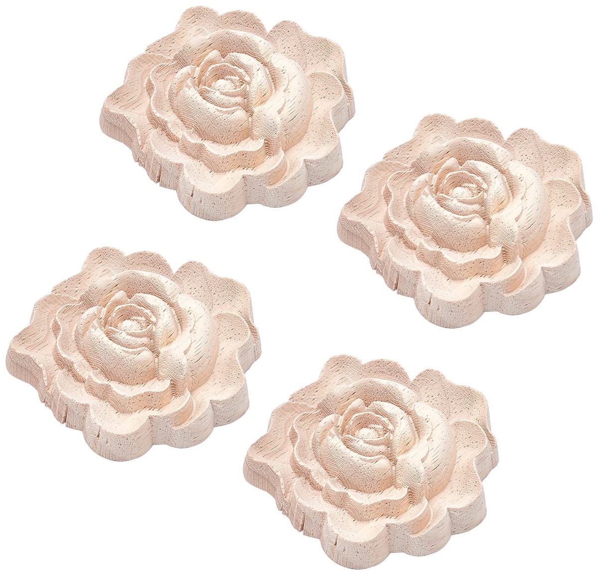 Allecto - Houten Gesneden Onlay Appliques - Decoratieve Meubels
