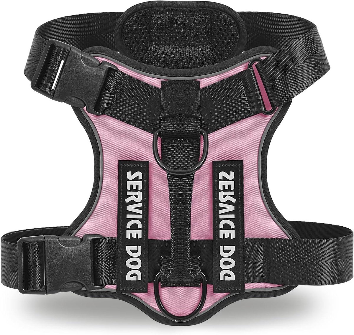 Hondentuigje Anti-Trek - Honden Harnas - Veilig Wandelen - Verstelbaar Ademend - XL - Roze