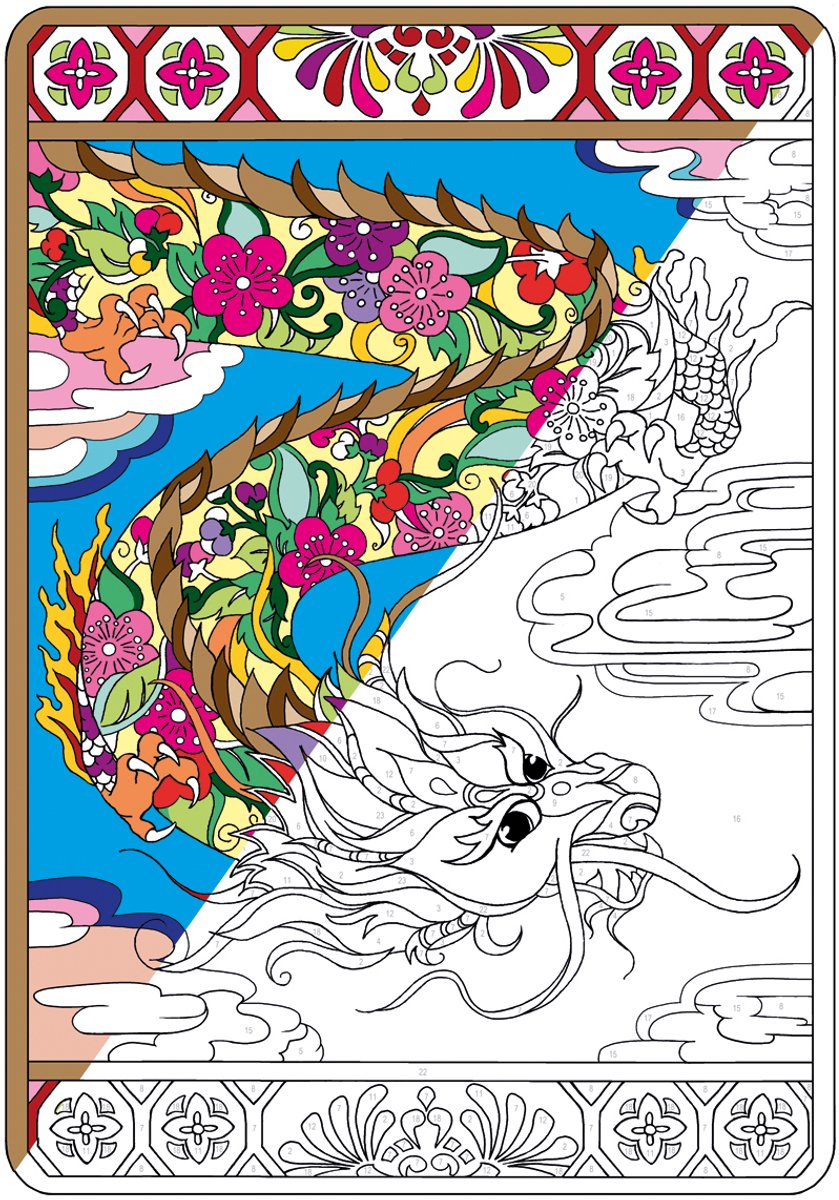 Masja van den Berg - Kleuren op nummer - Masja’s Mandala's - kleurboek voor volwassenen - dieren - bloemen — afbeelding 6
