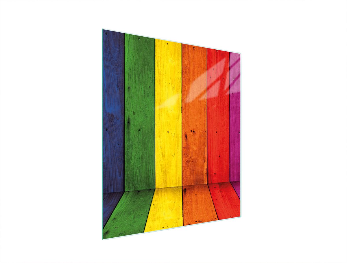 TMK ArtDeko - Snijplank van gehard glas - 45x52 cm - Kleurig