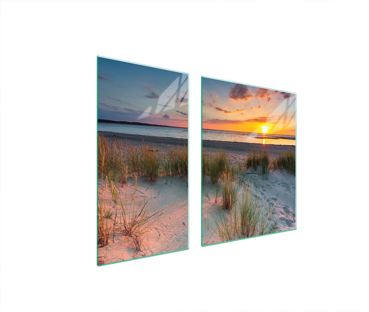 TMK ArtDeko - Snijplank - Beschermpaneel - Glas - 90x52cm