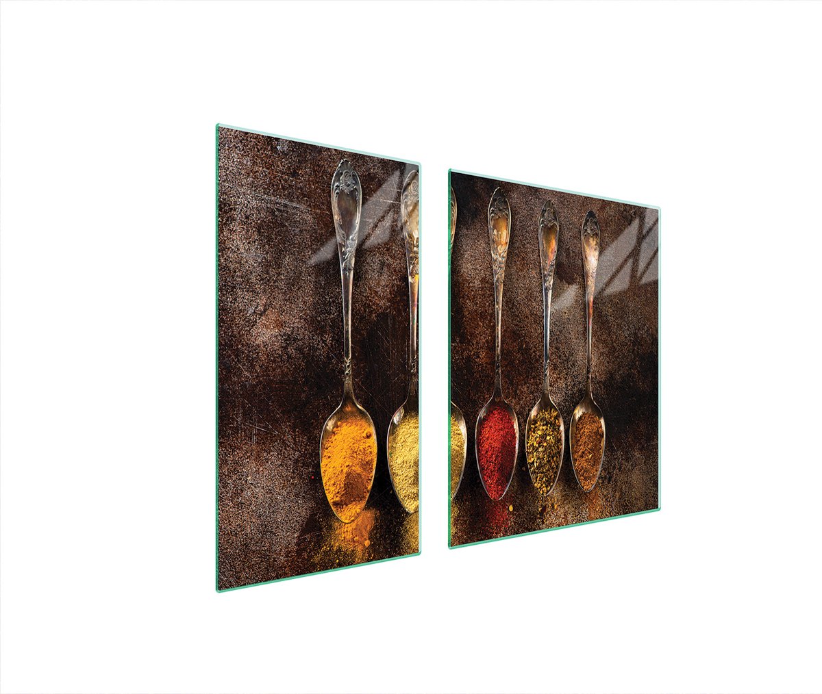 TMK ArtDeko - Keukenbeschermplaat - 90x52 cm - Gehard Glas - Kleurrijk Ontwerp