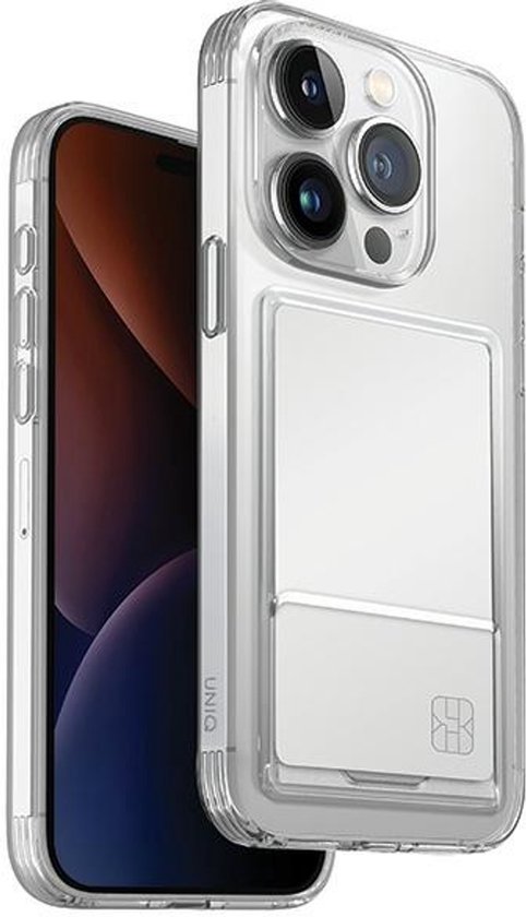 iPhone 15 Pro hoes transparant nude...