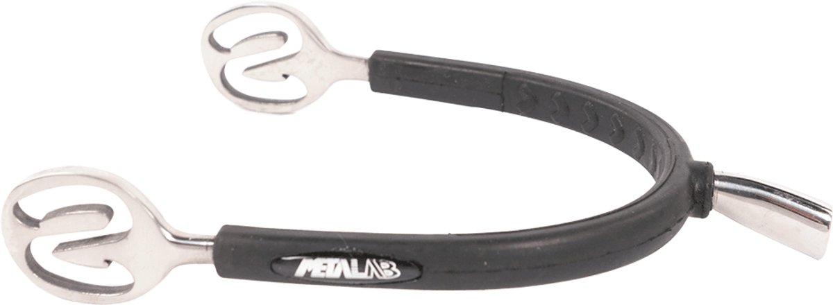 Metalab Prince of Wales sporen met rubber 20mm