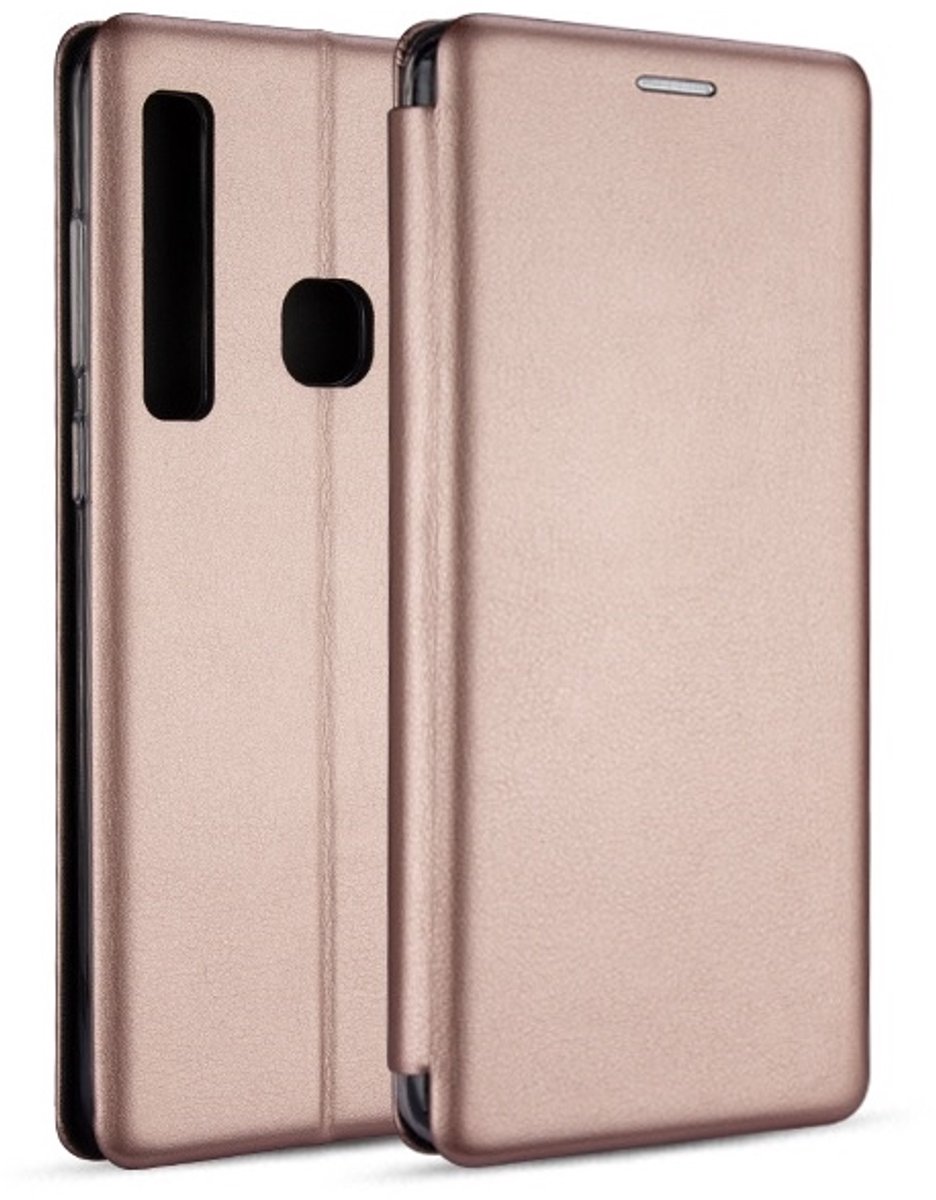 Beline Serie - Hoesje met Klep iPhone 11 Pro - Rosegold - Magnetische Sluiting - Standfunctie