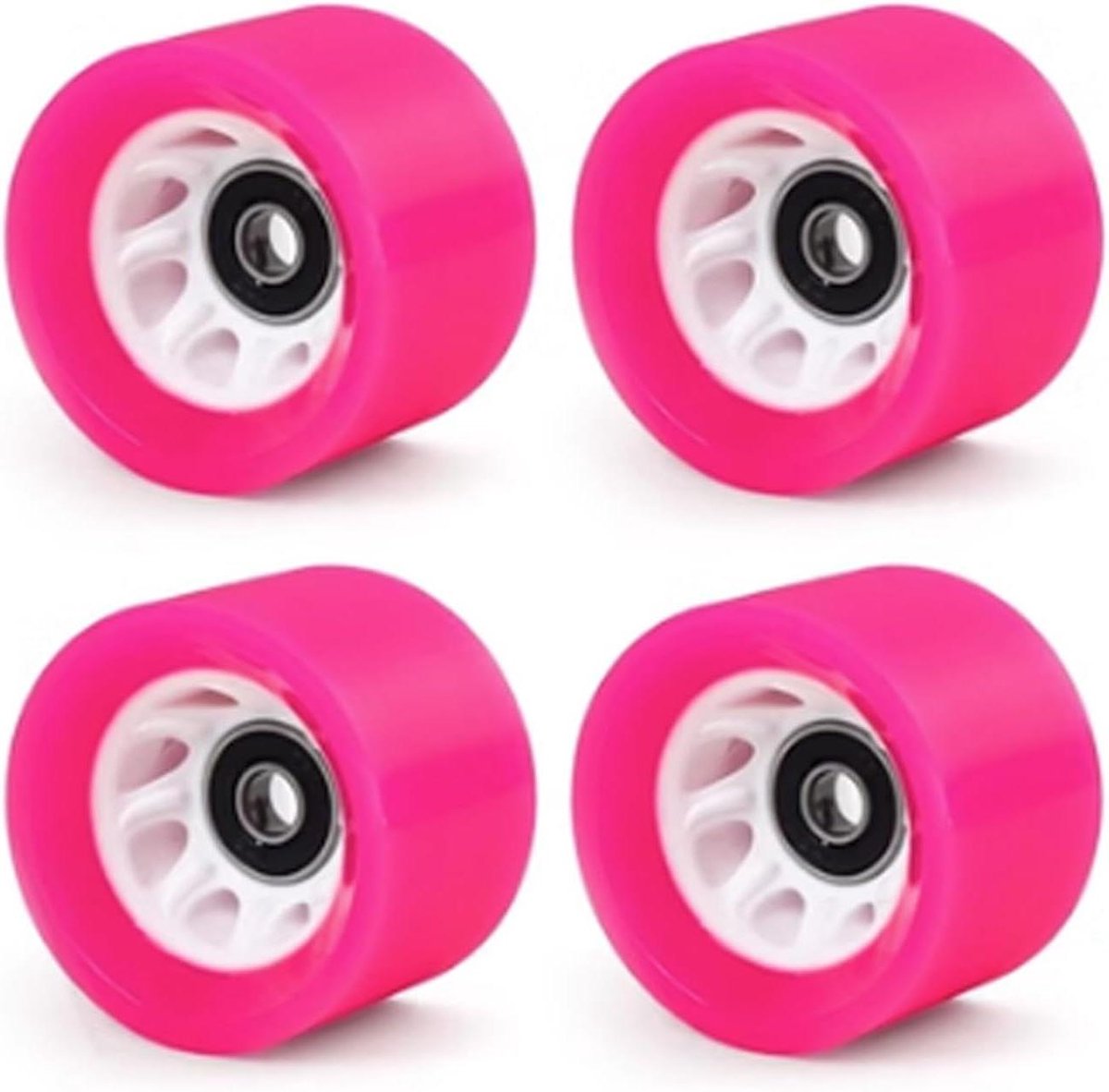 Skeelerwielen Set Rolschaats onderdelen Soepel Skaten Duurzaam PU Materiaal 8 stuks 58mm