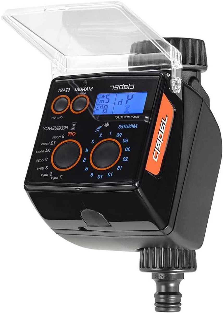 Irrigatie Timer - Automatische Bewatering - Planten Verzorgen - 98 Programma's - Tot 3 Starts - Zwart