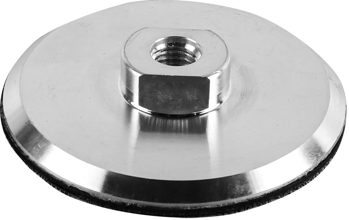 Allecto - Aluminium Backer Pad - Velcro voor Polijsten - 4 Inch - Schuren - M14 - Professioneel gebruik - Geschikt voor schuurmachines - Compact fo...