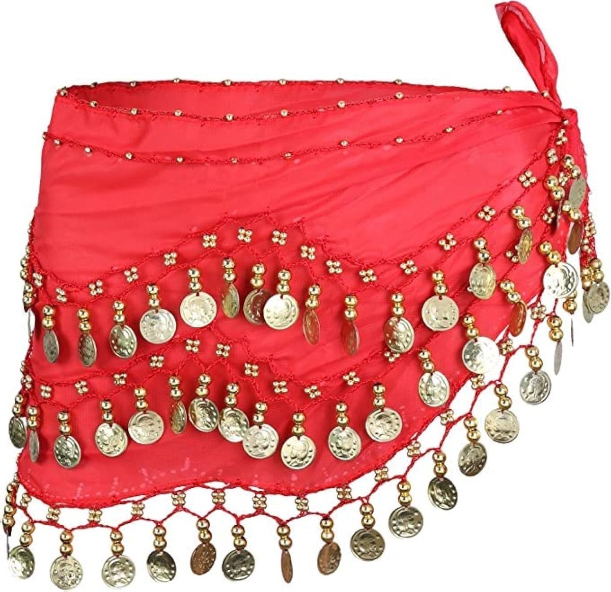 Indiase Dansriem voor Buikdans, Sjaal en Neckerchief - Perfect voor Hip Hop Kostuums en Dansoptredens