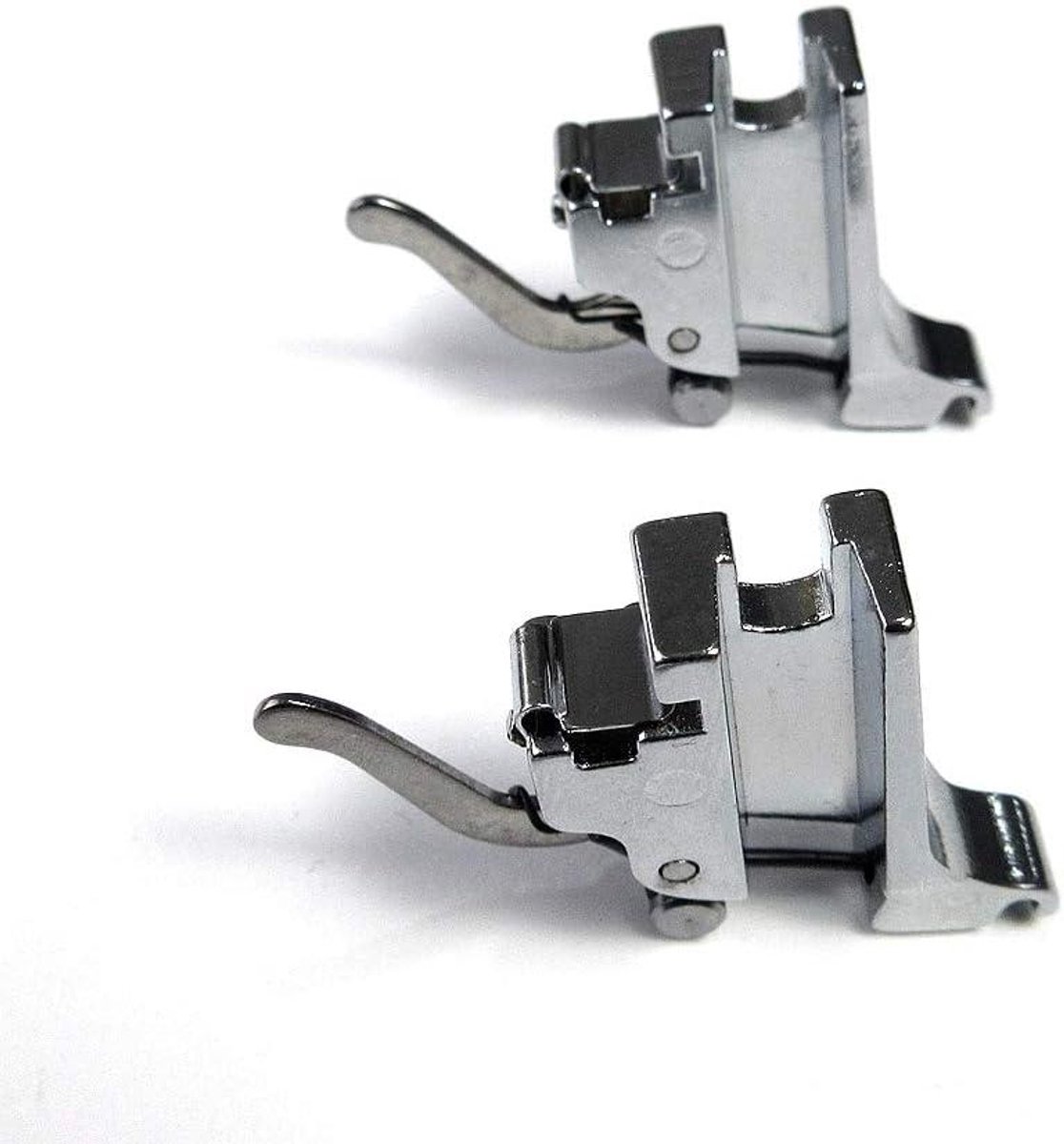 Drukvoethouder Naaimachine - Adapter Naaivoet - Naaien Stoffen - Hoge Schacht - 2 stuks - Wit