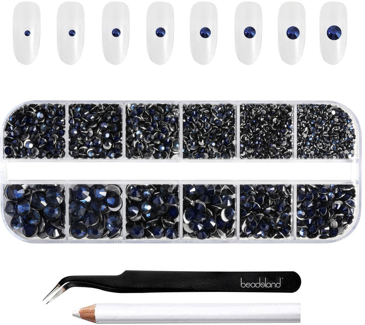 Allecto - Strasssteentjes - Glitter en Glamour - 2500 Stuks - Montana Kleur - Nailart en Handwerk - Perfect voor Make-Up en Nagels