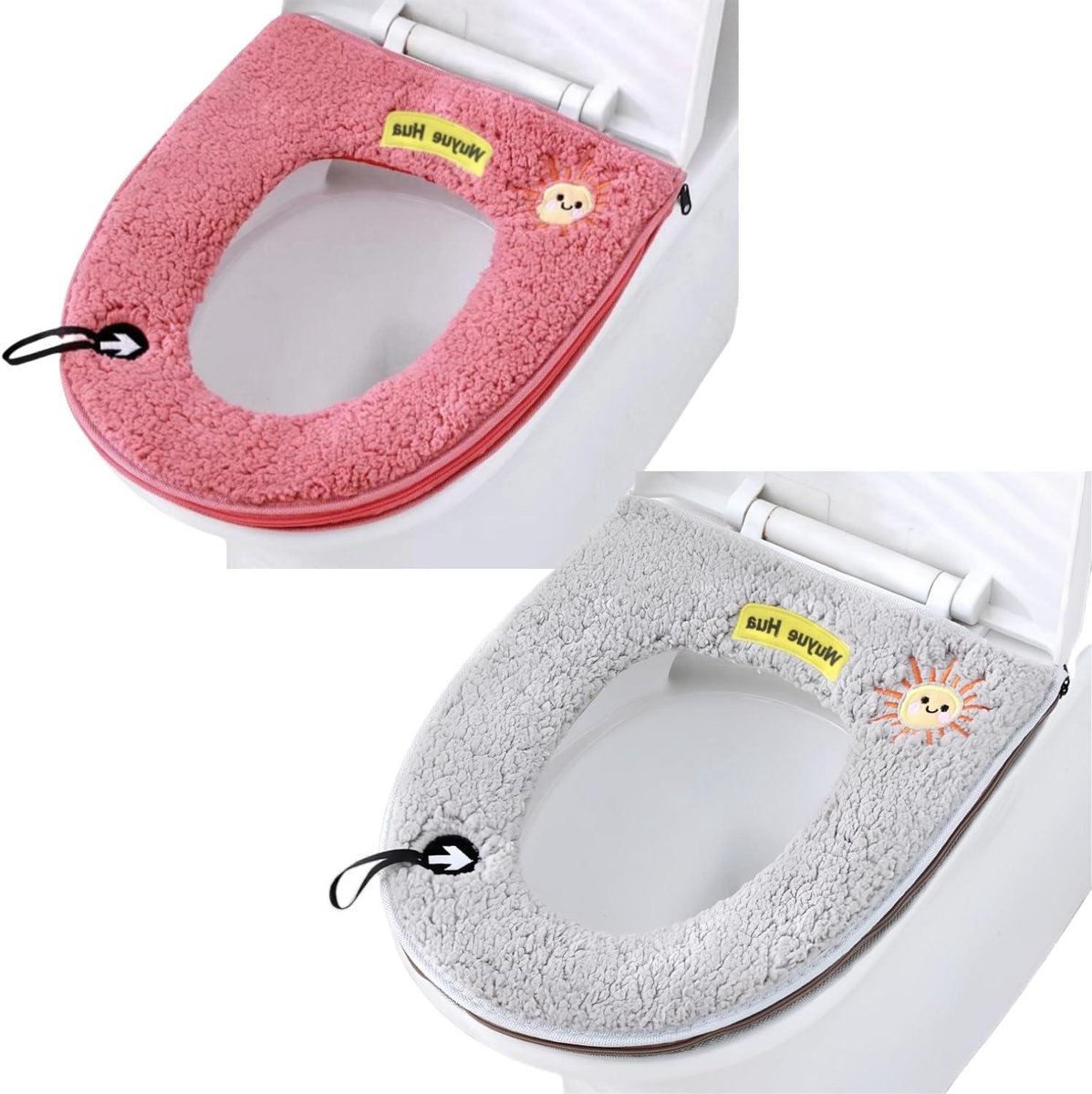 Toiletzitting Kussens - Zachte Toilet Covers - Comfort Thuis - Met Ophanglus - 37 cm x 43 cm